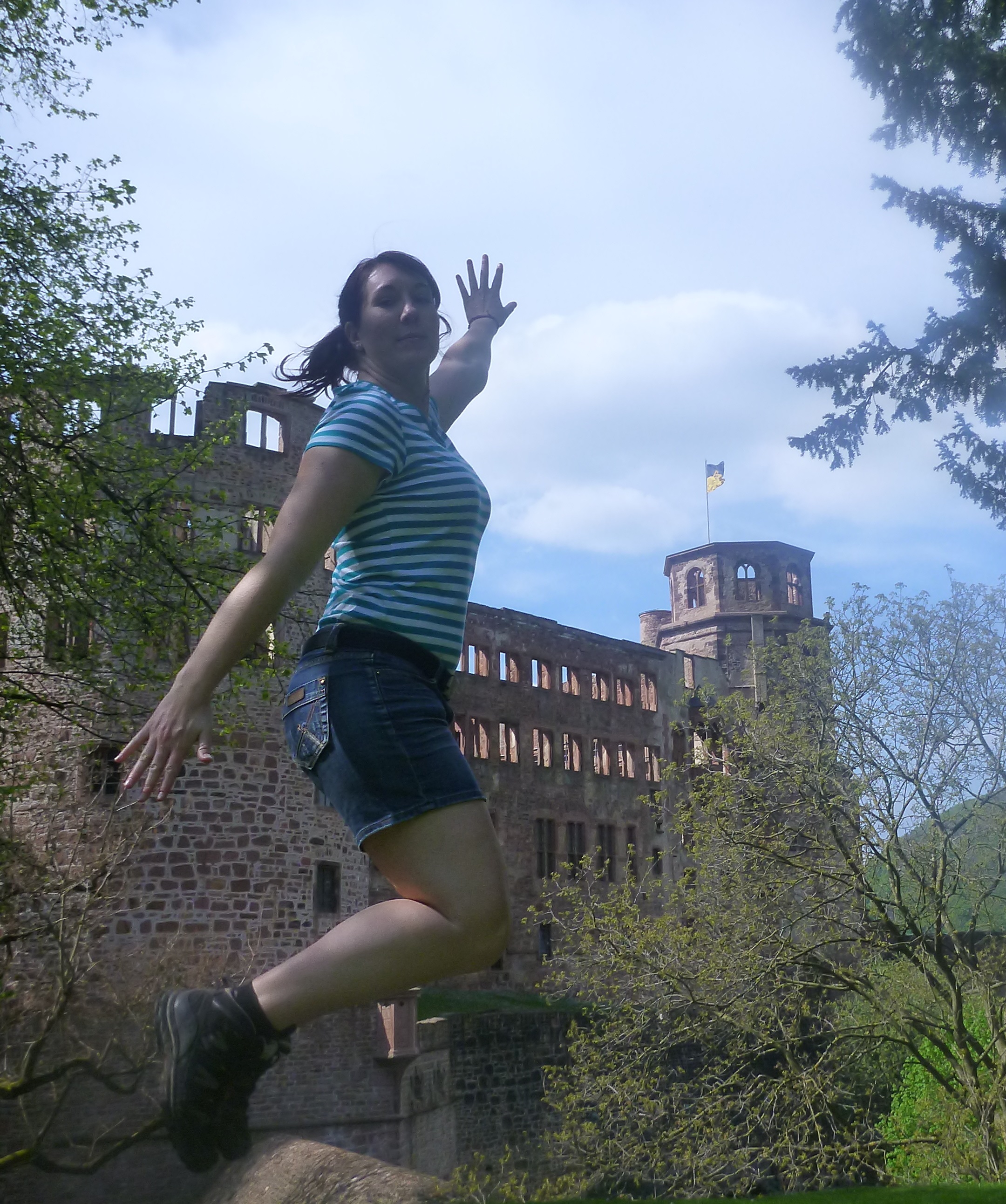20140406 Jumping Heildelberg Castle - Germany